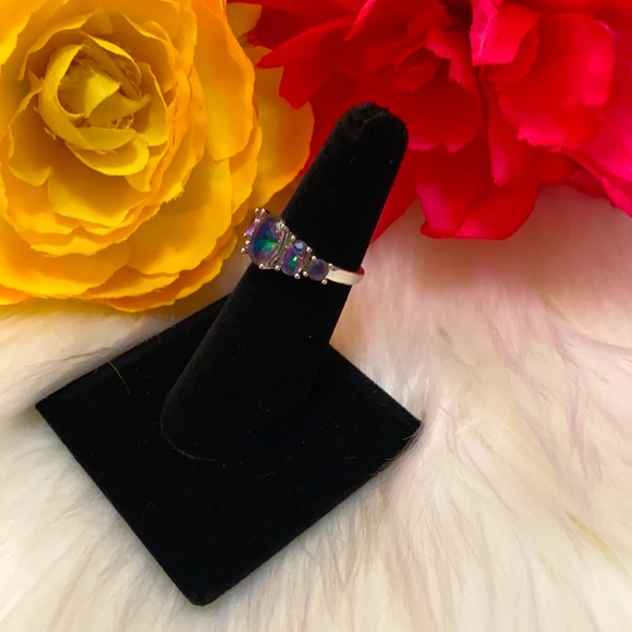 NEW! Mystic Topaz Four Tier Ring - Picture 3 of 7